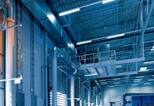 How can UK industry stay competitive with carbon pricing? Warehouse loading bay interior