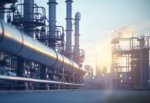 CCUS: Call for evidence to help drive forward transportation of captured emissions A factory shows a CCUS system