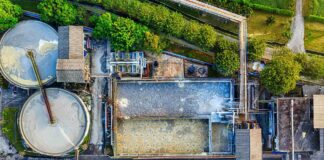 Is water the next target for disclosures to investors? Bird's Eye View of Wastewater Treatment Plant.