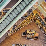 Energy efficient buildings see stronger ROI in commercial real estate, says CBRE study Looking down to lower floors in a shopping mall.