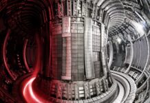 UK government announces £410 million investment in fusion energy Interior of JET with a superimposed plasma
