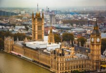 UK Spending Review 2025: Key energy and net zero takeaways Birds' eye view of Houses of Parliament