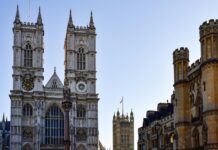 “Fair prices and targeted support”: CBI urges action from government on high energy bills Westminster Abbey in London with blue skies in the background
