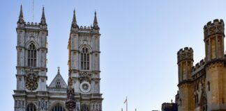 “Fair prices and targeted support”: CBI urges action from government on high energy bills Westminster Abbey in London with blue skies in the background