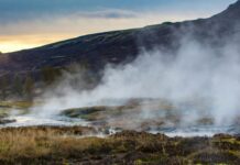 Report highlights geothermal’s potential despite high costs Geothermal energy, steaming landscape