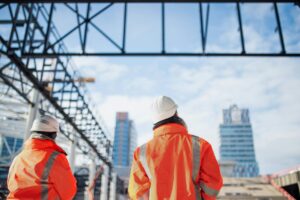 workers on an industrial industry site