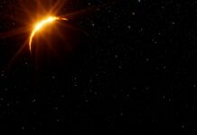 Out of this world: Is space-based solar power the next big thing? – Copy eclipsed glowing sun in space