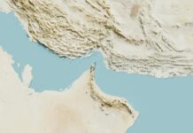 How to protect your business from rising energy costs satellite image of the Strait of Hormuz, Indian Ocean.